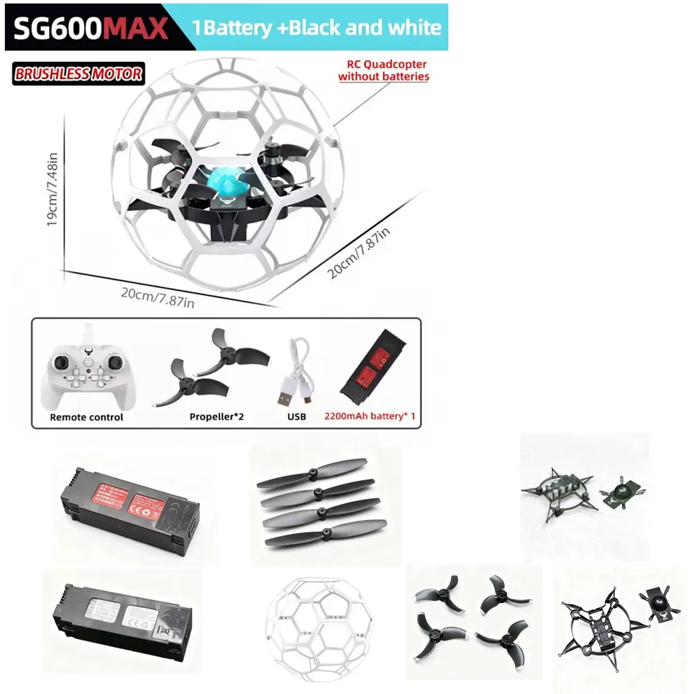 

7.4v 1600mAh 2200mAh Parts Battery For SG600 MAX Drone Battery SG600 Drone Parts Propeller Blade