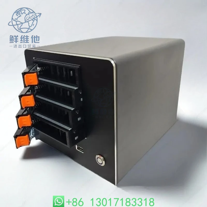 NAS 4-bay hot-swappable private cloud home theater ITX chassis