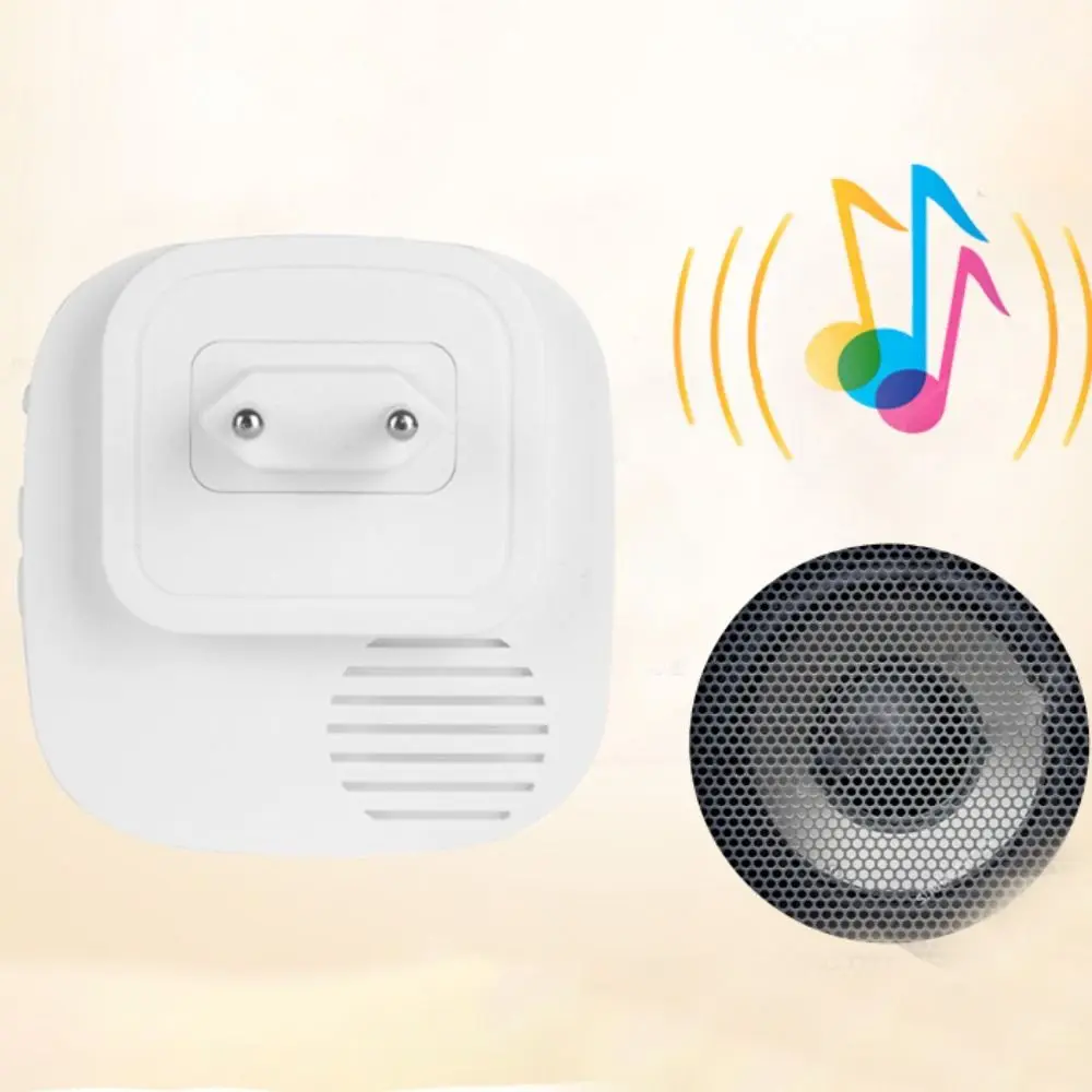 38 Chimes Wireless Doorbell Volume Adjustment Automatic PIR Infrared Sensor Long Transmission Range Plug-in Split Door Chime Kit