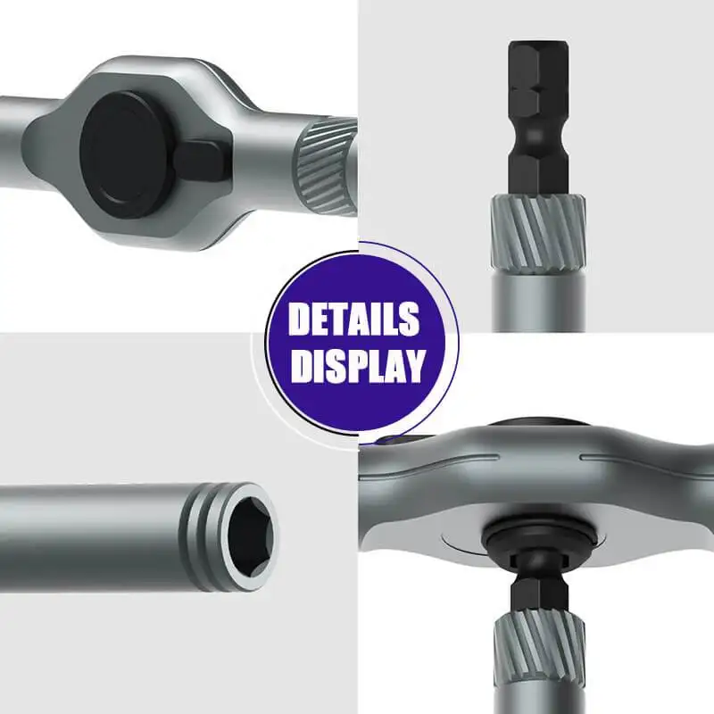 

24 в 1, универсальный ключ с трещоткой, отвертка RS1, магнитные биты, набор инструментов, сделай сам, бытовой ремонт, инструмент для домашнего ремонта «сделай сам»