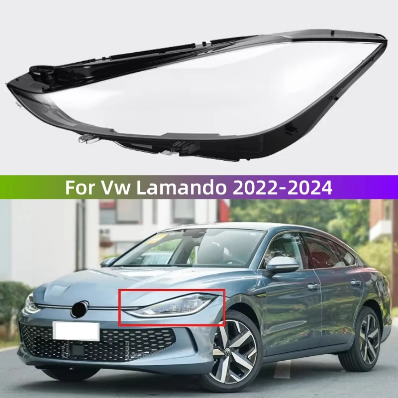 

Для Volkswagen Vw Lamando 2022 2023 2024, крышка корпуса фар автомобиля, крышка объектива, сменный абажур