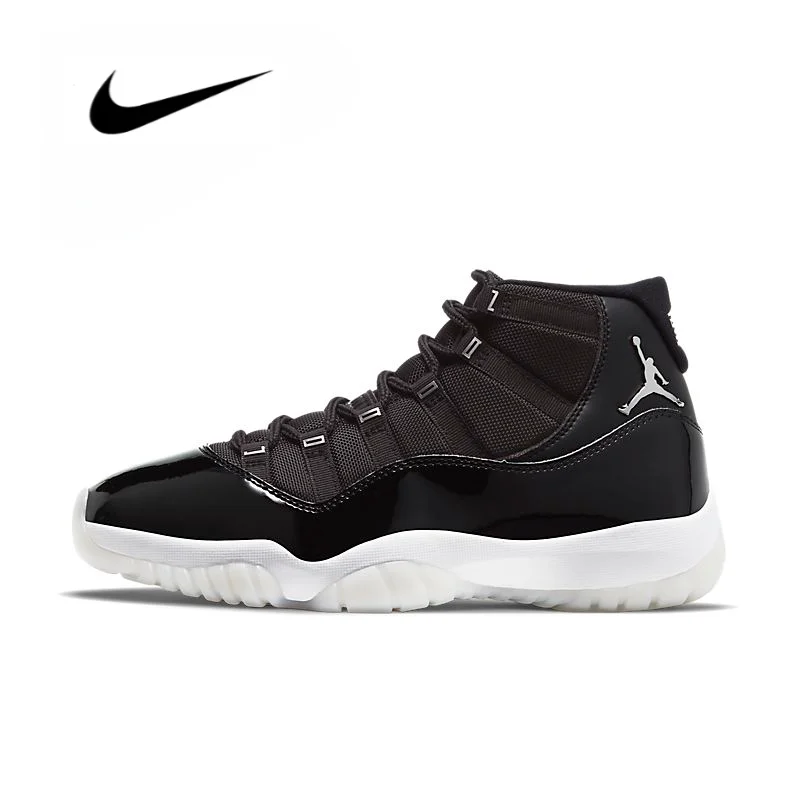 Original Air Jordan 11 For Men Black Red White Classic Retro Basketball Sneakers Men's Retro Space Jam 2009 Sneakers shoes