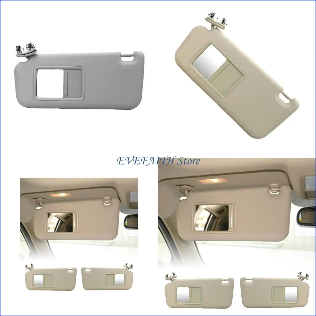 

124B For 7432035A91B1 2010-2023 Car Front Window Cover Shield Shade Blind Sunvisor Sun Blocker with Vanity Light Adjustable
