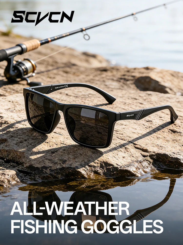 AliExpress SCVCN New Fishing Polarized Sunglasses Outdoor Sport Glasses Outdoor Cycling Road Bike UV400 Men Women Sea Fishing BeachGlasses