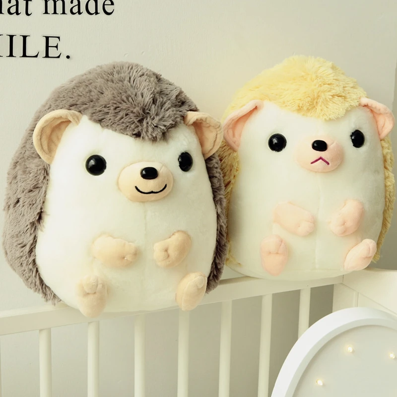 30/40CM Cute Hedgehog Stuffed Animal Plush Toy Pillow Doll Office Hedgehog Pillow Kids Holiday Gifts