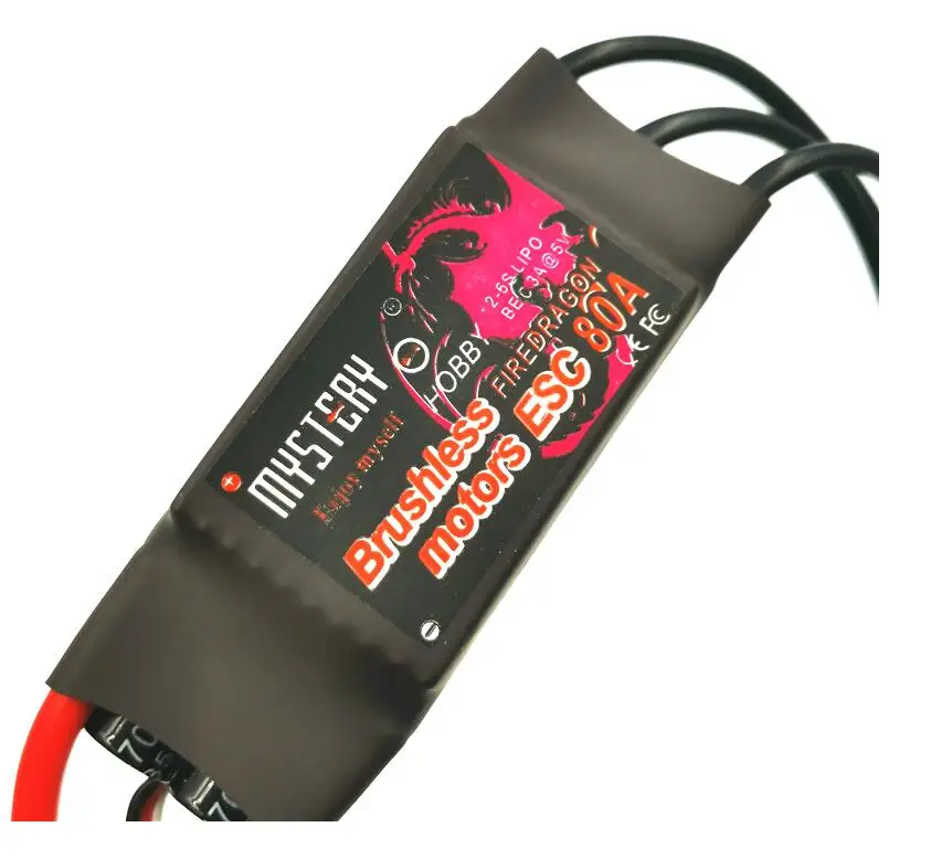 Mystery Fire Dragon 60A 80A Brushless Esc Rc Speed Controller Voor Rc Helicopter Vliegtuig