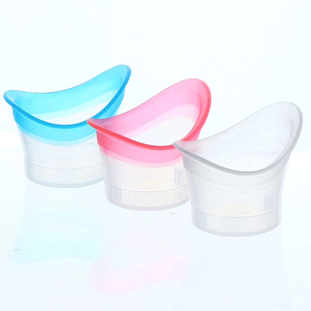 2pcs Eyewash Cup Silicone Resuable Soft Eye Bath Cup Eye Wash Cup for Elderly Women Men Children