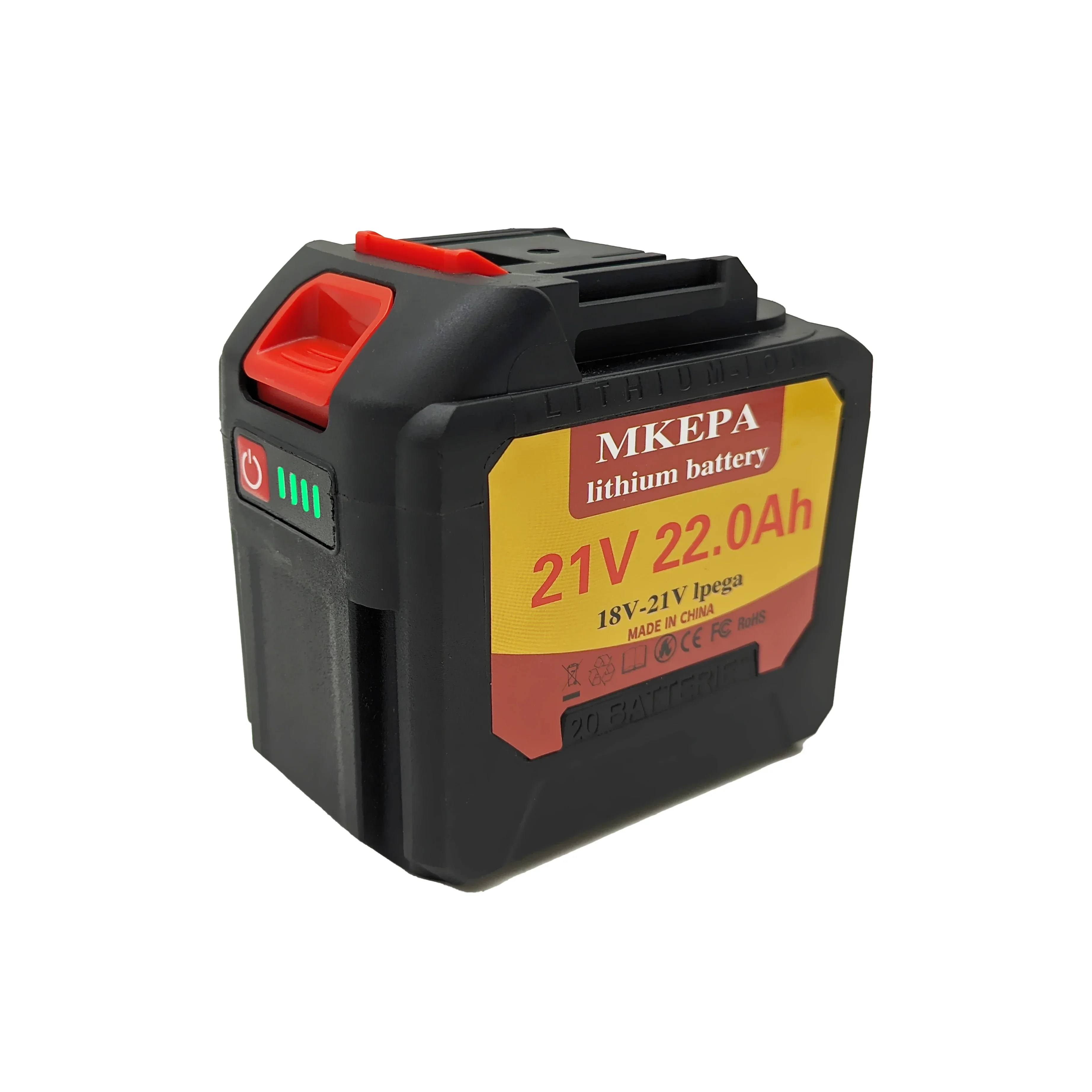 21V Lithium Tool Battery Suitable For Makita 22Ah High-power Rechargeable Battery, Electric Screwdriver, Electric Drill 22000mAh