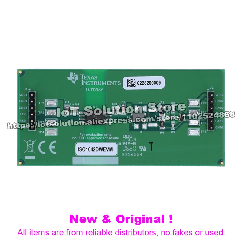 ISO1042DWVEVM ISO1042DWV High Speed, High Performance, Robust EMC Isolated CAN Evaluation Module