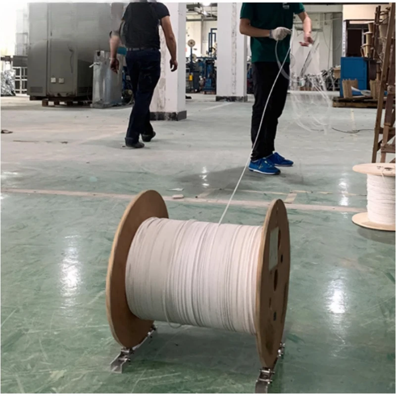 150KG Load Magnetic Fiber Optic Cable Spool Bracket, Portable Horizontal Cable Holder 2 Sets