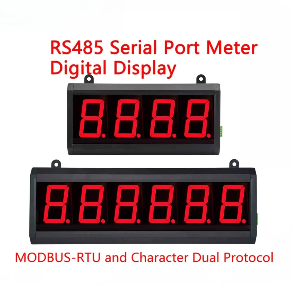 Display de LED digital de 2,3 polegadas com porta serial RS485 para linha de produção e display Kanban de fábrica