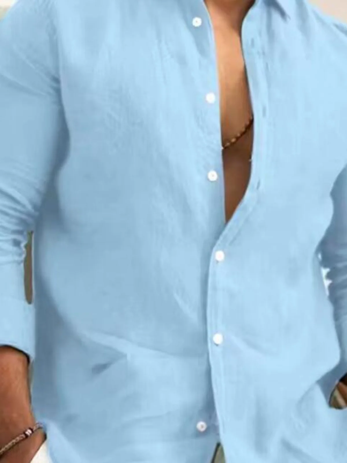 Hommes coupe ajustée longue Sve coton lin irt respirant décontracté polyvalent vêtements de travail américain rétro Sle automne jeunesse Faion