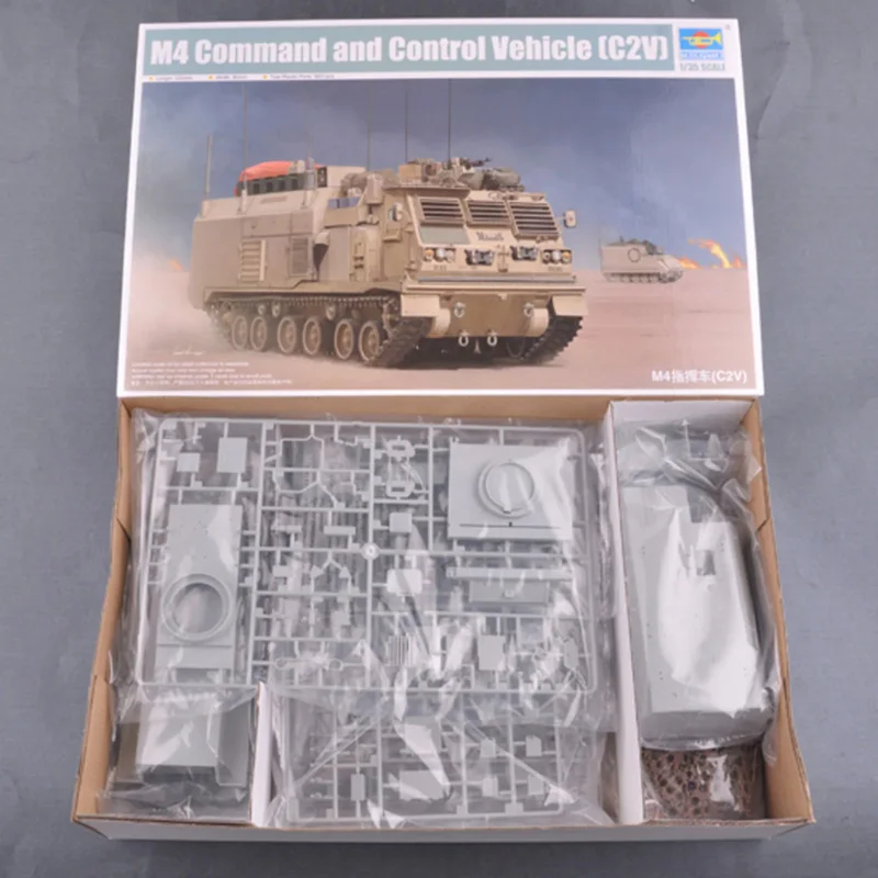 trumpeter-1-35-01063-m4-kit-di-armatura-modello-in-plastica-per-veicoli-di-comando-e-controllo