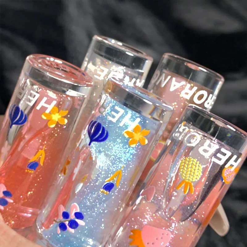 Lucidalabbra a specchio luccicante Lucidalabbra glitter Olio per labbra trasparente Idratante a lunga durata Rossetto trasparente Trucco Cosmetici per la cura della pelle