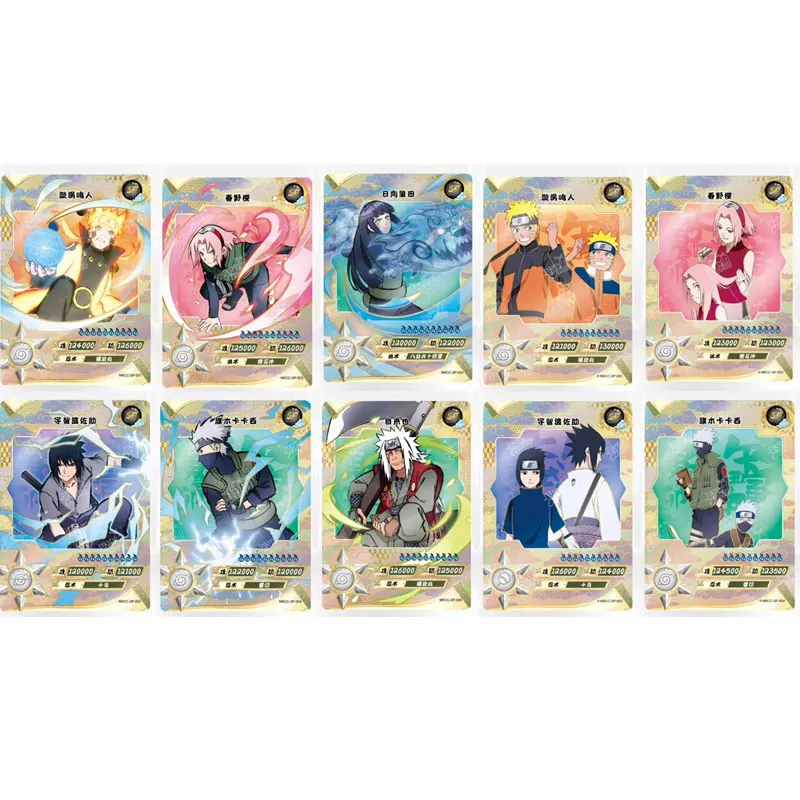 KAYOU Genuine NARUTO Uchiha Sasuke The Age of Ninjas XR/MR/SP/UR/SSR/PTR/SR/R Single Sheet Full Set Series 1 Collection Card