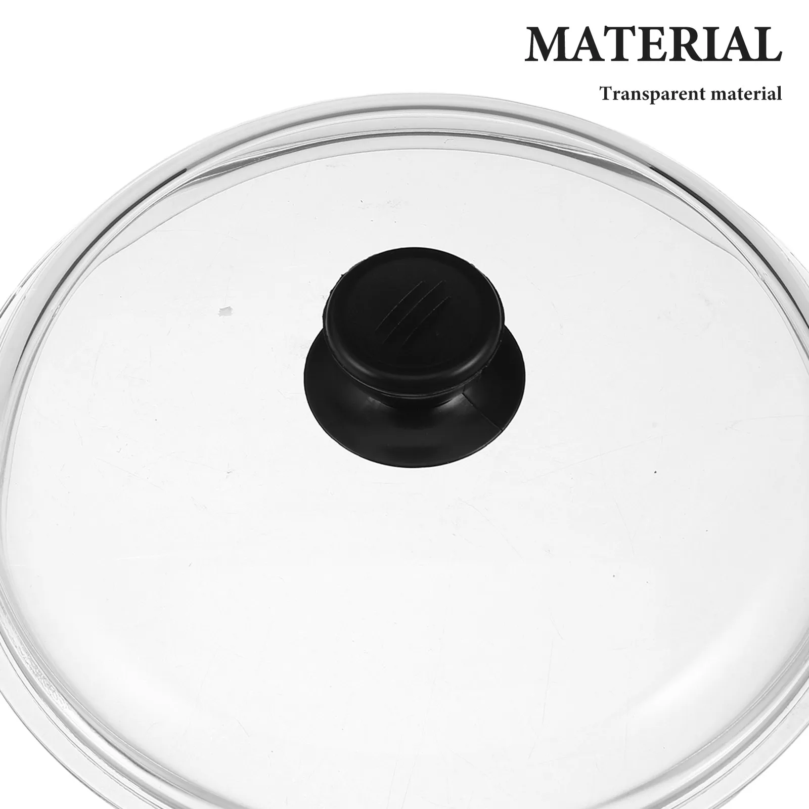 Glass Cookware Cover 18 Cm Round Tempered Replacement Lid for Soup Pot Skillet Saucepan Stew Pot Clear Visibility Anti Scald