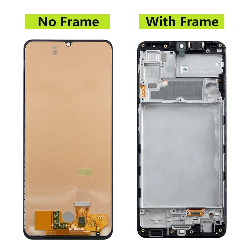 Display Screen for Samsung Galaxy A22 4G SM-A225F LCD Display Digital Touch Screen with Frame for Samsung A22 4G SM-A225F/DS LCD