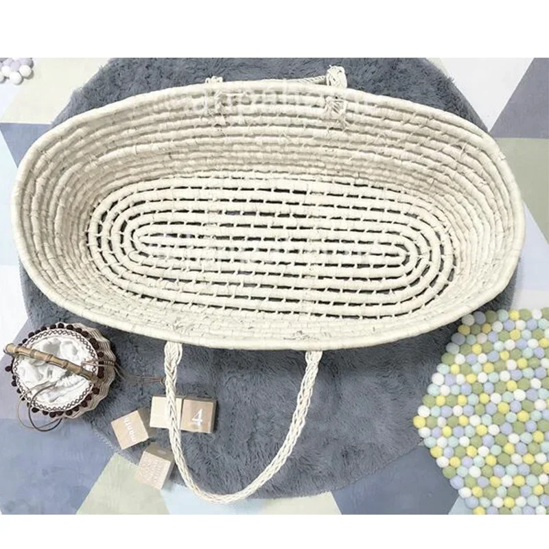 Baby Wicker Moses Basket Has Been Fumigated Willow Baby Moses Basket Baby Pram Basket Bassinet