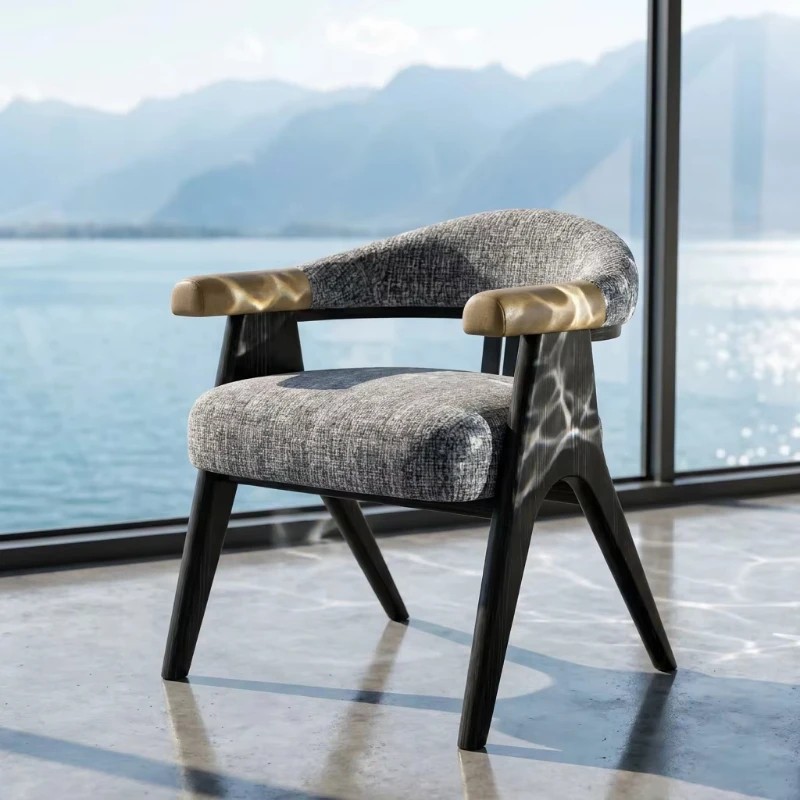 Leisure chair teak modern design living room bedroom dining room home office