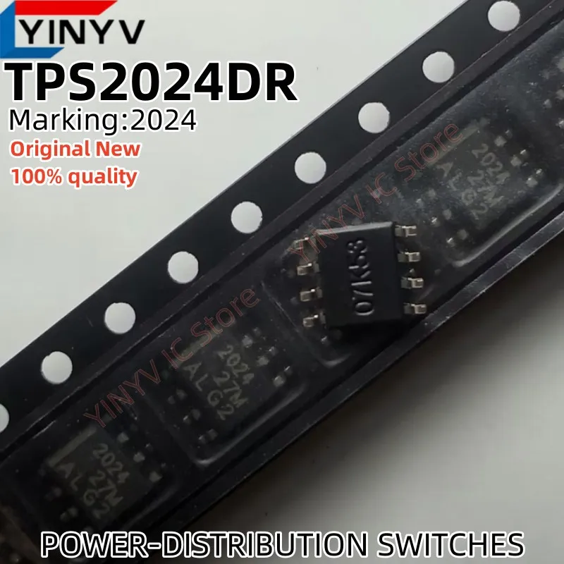 5-20Pcs TPS2024DR 2024 SOP-8 TPS2024D TPS2024 POWER-DISTRIBUTION SWITCHES 100% new imported original 100% quality