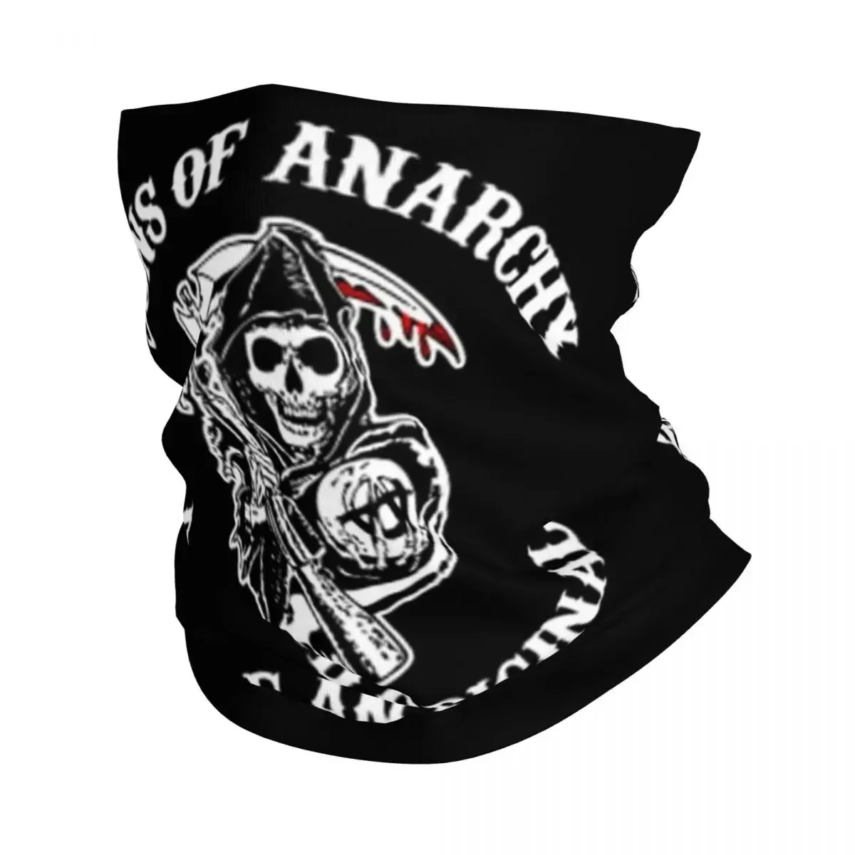 SOA Sons Of Anarchy Bandana Neck Cover Printed Mask Scarf Multi-use FaceMask Outdoor Sports Unisex Adult Washable