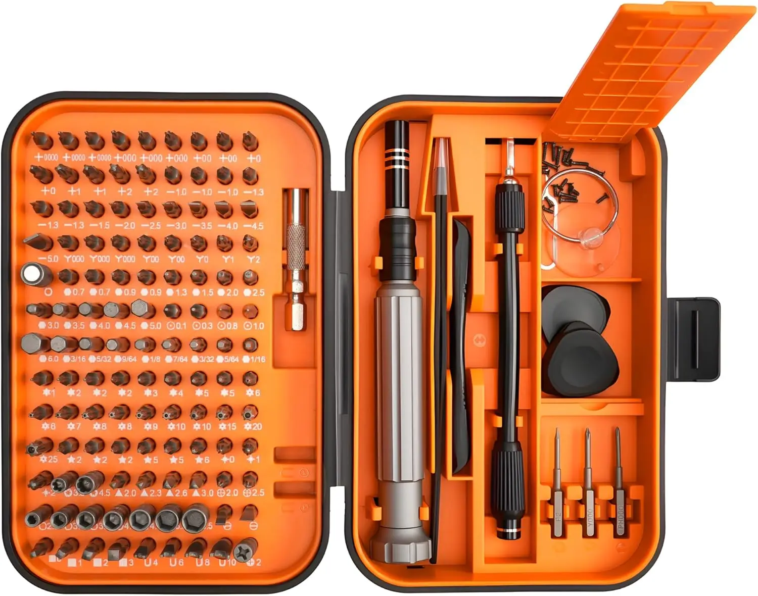 

Mini Precision Screwdriver Set with 120 CR-V Bits, Magnetic Electronics Repair Kit for Phones, Laptops, Watches & DIY