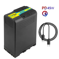 BP-U100 BP-U90 Battery With PD45W Fast Charging For Sony Camera EX260 EX280 Z280 FS5 7 FX6 Z190 EX1R EX200 BP-U30 U60 U70 U90