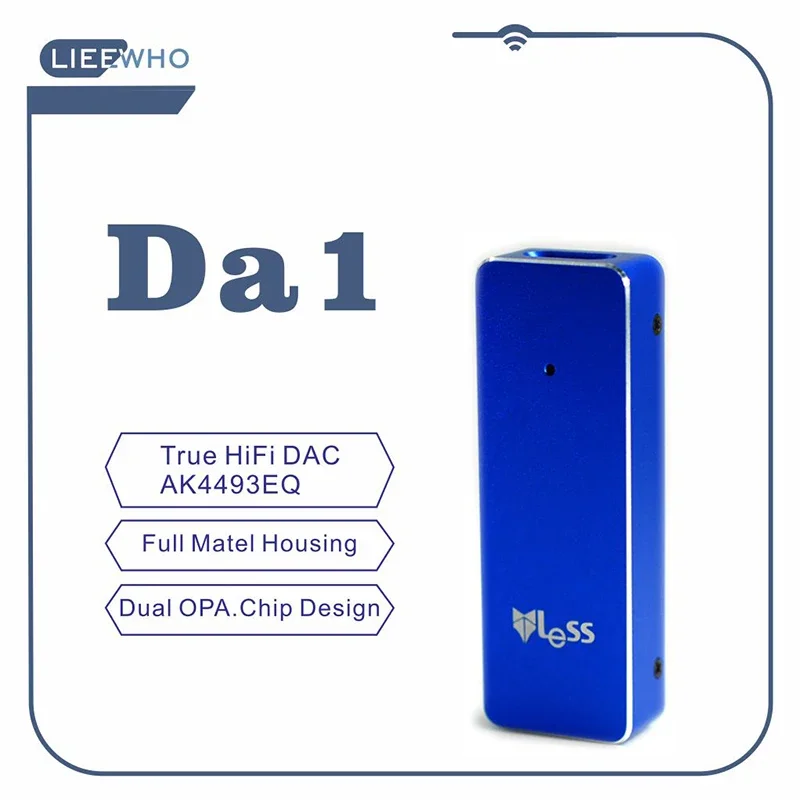 

LIEEWHO DA1 USB DAC-усилитель Type C, аудиокабель для наушников 3,5 мм, DSD512, совместимый с Android, iOS, Mac, Windows