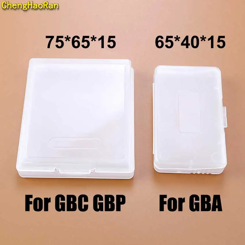 1/510 قطعة حافظة بطاقات خرطوشة الألعاب البلاستيكية لـ GameBoy Advance Color GBC GBA GBP بطاقات الألعاب صندوق حماية شفاف مضاد للغبار