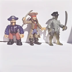 1Pc Cool Pirate Figures Set Model Kit Plastic Toys for Boys Children's Toy Soldier Princess Military Soldiers Figure Kids Gift