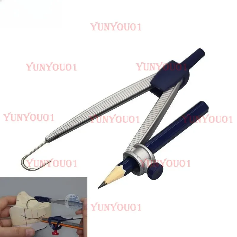 

Dental Profile Measuring Compass, Dental Analysis Model, Profilometer Tool, Dental Manufacturing Tool, 3 Pcs.