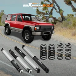 2in Lift Kit Coil Springs + Shocks For Nissan Patrol GQ Y60 GU Y61 1988-UP