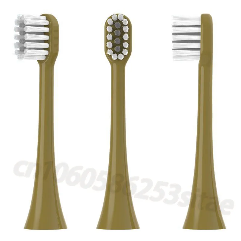 4PCS For ROAMAN T10S/T5/T10S/E7/S3/P6/L11/ST051 Toothbrush Replacement Heads For Avocado Green Precision Clean Vacuum Brush Head