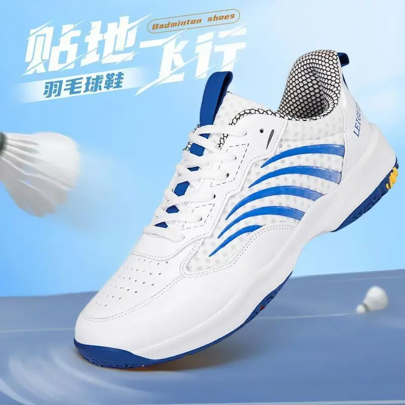 2026 New Arrival Badminton Shoes Mens Breathable Men Tennis Shoe Anti-Slip Table Tennis Shoe Men Wearable Indoor Court Shoes