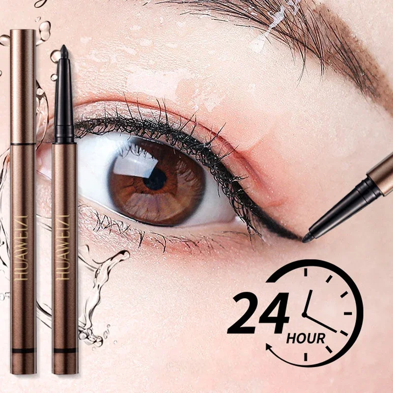 Rode Eyeliner Vloeibare Gel Pen Waterdichte Langdurige Sneldrogende Gladde Make-Up Schoonheid Matte Eyeliner Stempel Oogpotlood Cosmetica