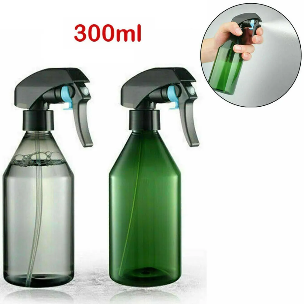 300ml Spray Canister Bottles Plastic Water Spray Bottle Hair Stylist Hairdressing Flowers Plants Watering Cleaning Garden Tool