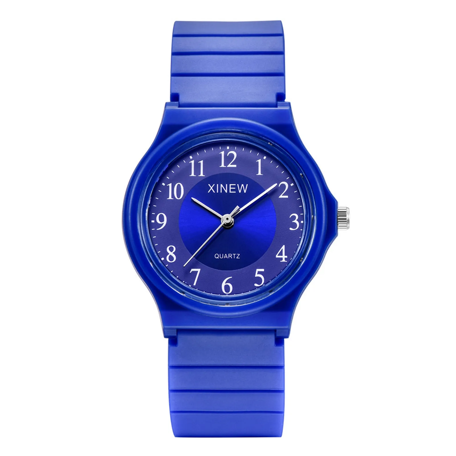 Ultra-thin Unisex Children Watch Silicone Sports Watch Analog Quartz Wristwatch