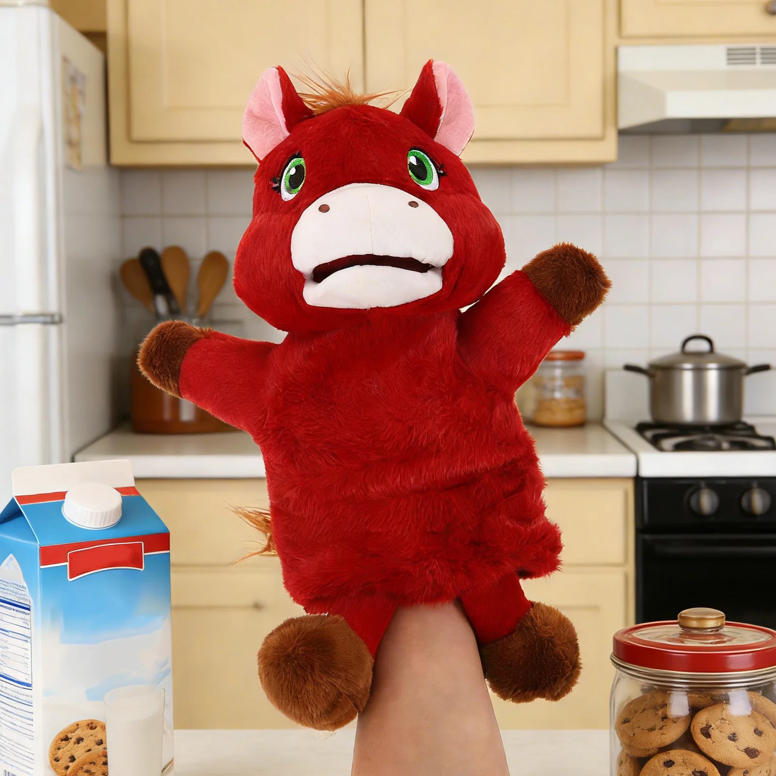 Interactive Hand Puppet Set for Children Adults Theater Show Role Play Learning Aid Fun Gift Unique Design Animal Figure