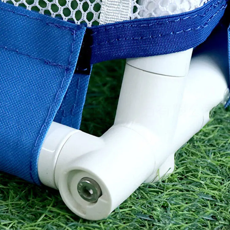 Golha de futebol portátil dobrável de alumínio fácil aberta amarela e preta de 5x3 pés com malha