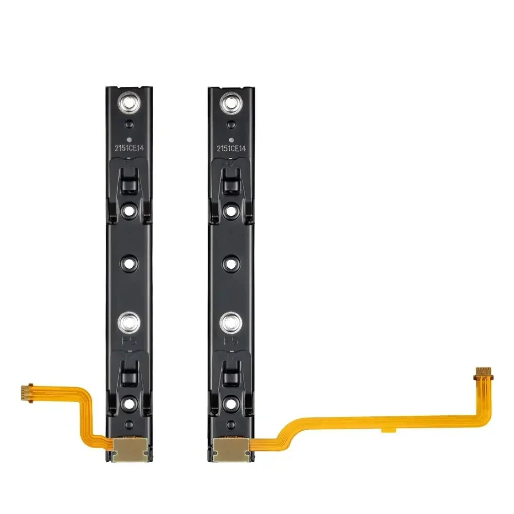 Replacement Right Left L R Slider Rail with Flex Cable Fix Part for Nintend Switch NS NX Joy-Con Console (Left+Right)