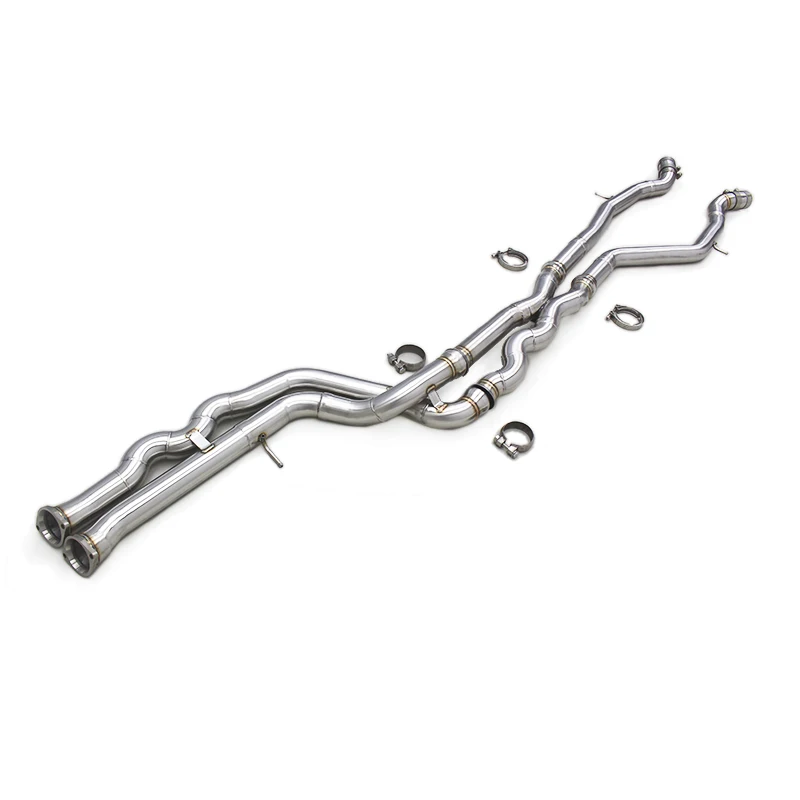 

OBM Ready Stock Stainless Steel Exhaust Pipes For BMW M3/M4 F80 F82 F8X S55 3.0T 2014-2019 Equal Length Mid Pipe Exhaust Escape