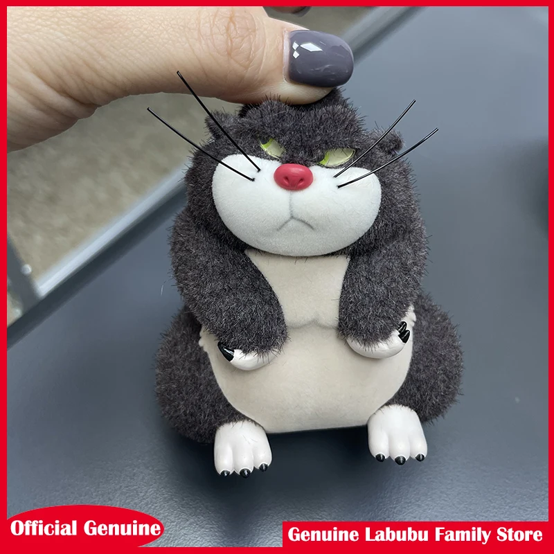

Genuine Disney The Aristocats Anime Figure The Mischievous Cat Lucifer Series Blind Box Lucifer Mystery Box Children Kawaii Gift