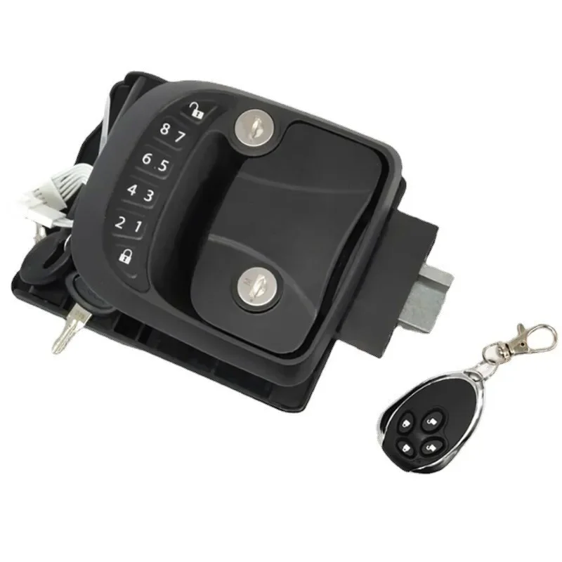 RV lock, intelligent remote control mechanical combination lock, car camp ship button electronic door lock