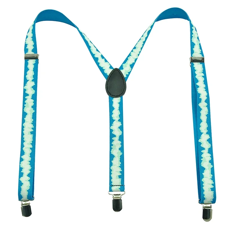 خاص 7 قوس قزح ثلاثية الأبعاد نجمة السماء الألوان الحمالة الأقواس 1 بوصة واسعة Y-الظهر قابل للتعديل الحمالات الرجال Tirantes Hombre الأشرطة حزام #6