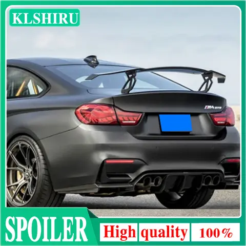 GTS-V 스타일 ABS 자동차 스포일러 윙 광택 블랙, BMW F80 M3 E92 E46 F82 M4 M5 M6 F22 F30 F32 F33 F36 G20 G30 2014