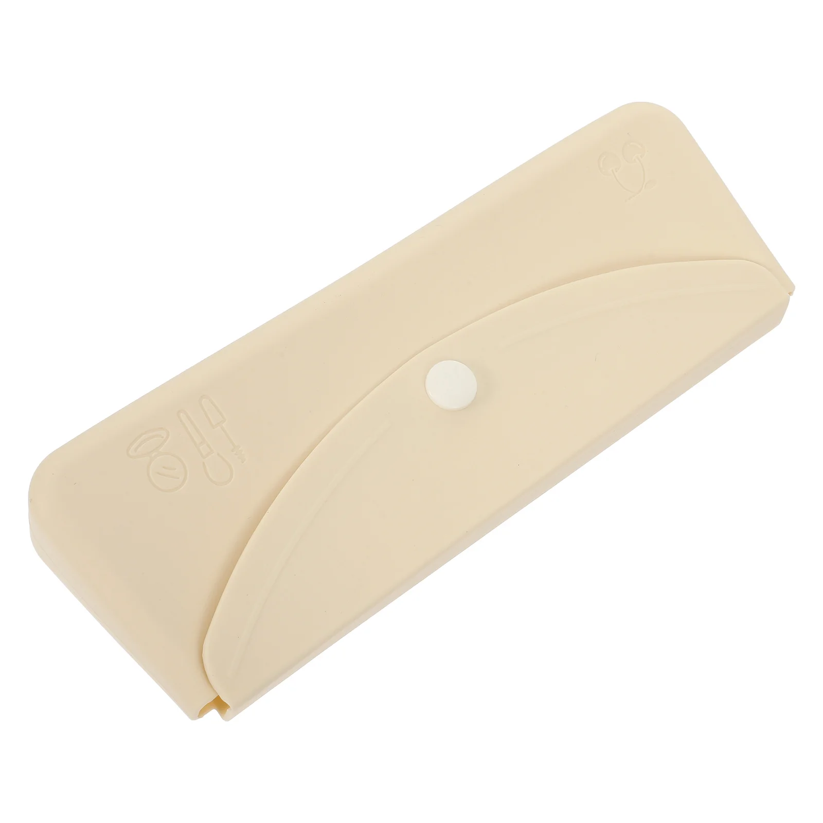 

Silicone Makeup Brush Holder Beige Large Capacity Storage Bag Travel Case Brush Pouch ganizer Safe Durable Practical Desk Bag