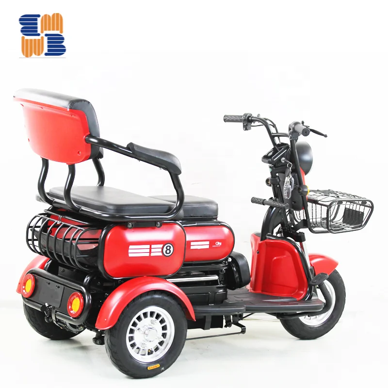 MAINBON MB-F2 3 Wheel Tricycle Electric Cycle Passenger Auto E Rickshaw For Passenger Loader Rickshaw