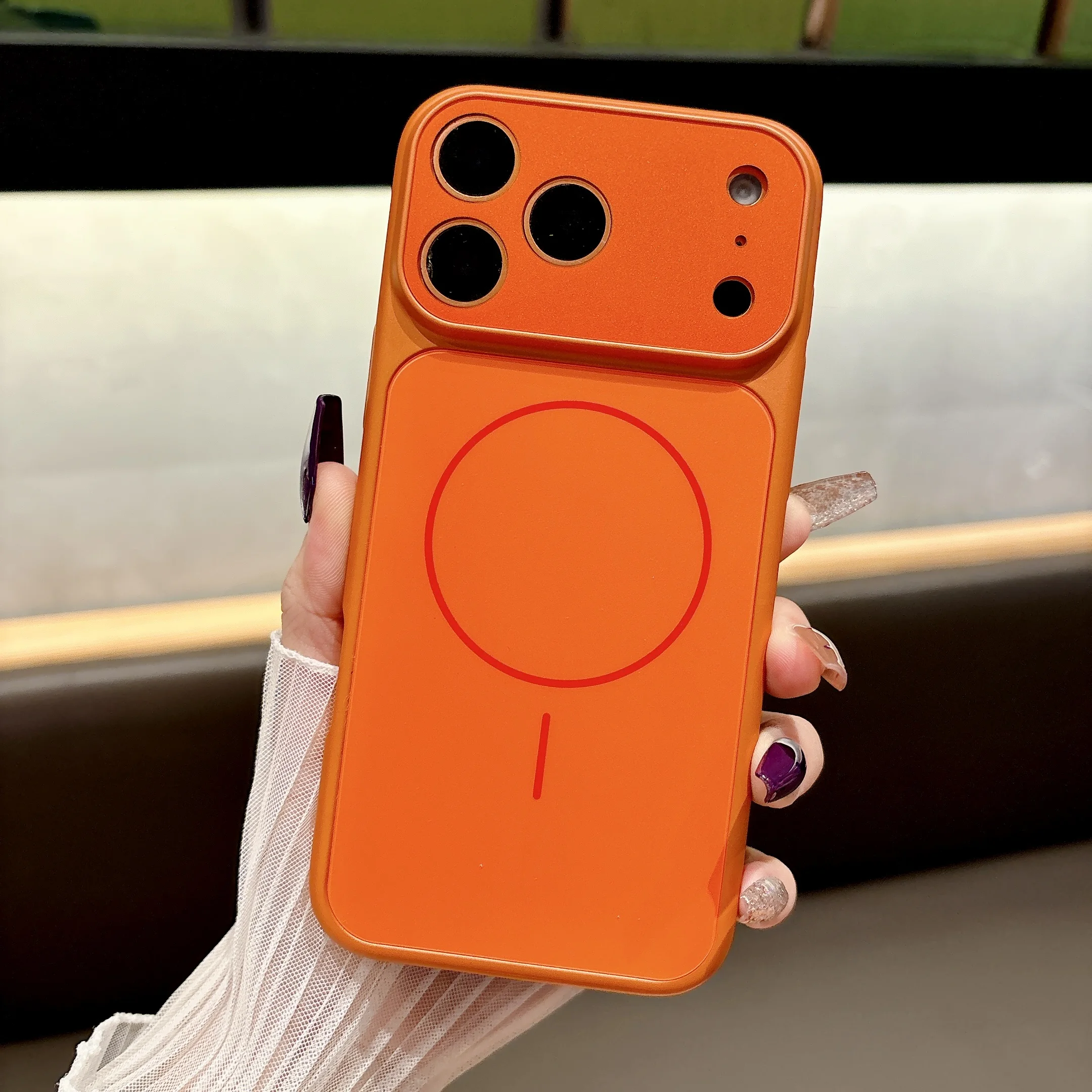 Модный матовый сильный магнитный чехол для телефона из ПК для iPhone 17 Pro Max 16 Plus 15 14 13 12 11 для Magsafe Slim Fit противоударный чехол