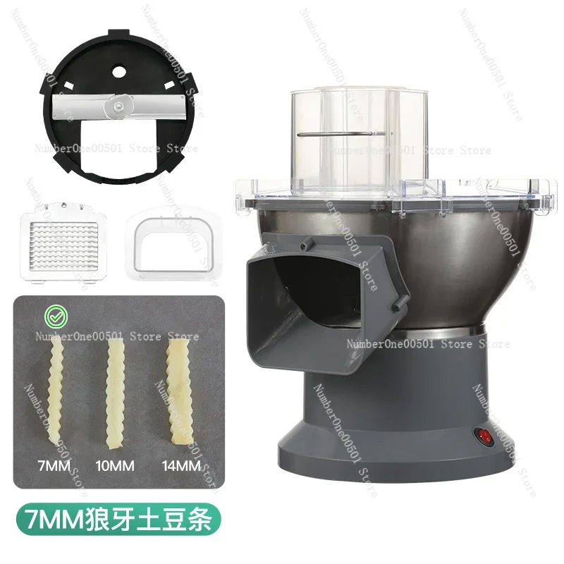 Commercial Electric Fry Machine Potato Potato Shredding Slicer