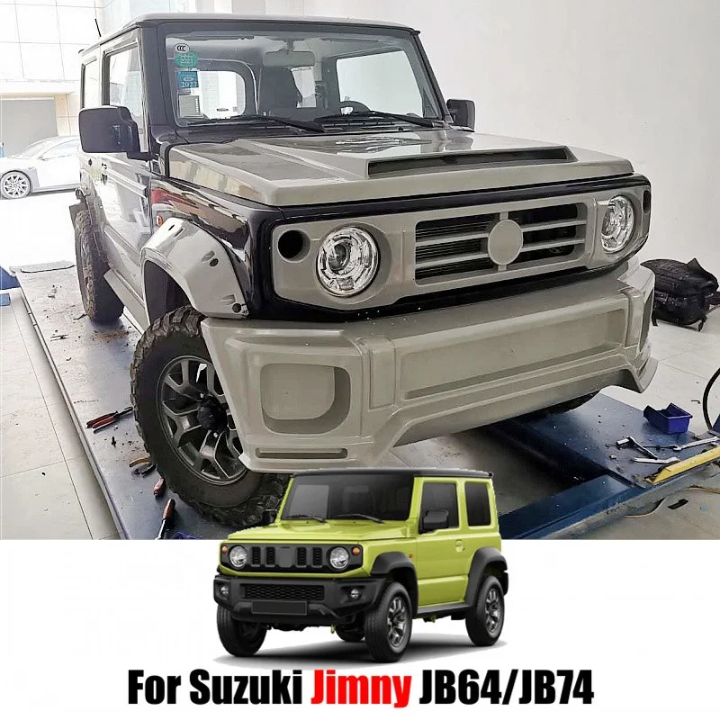 Facelift Upgrade Jimny Body Kits Include Front Bumper  and Rear Bumper for Suzuki jimny LB body kits